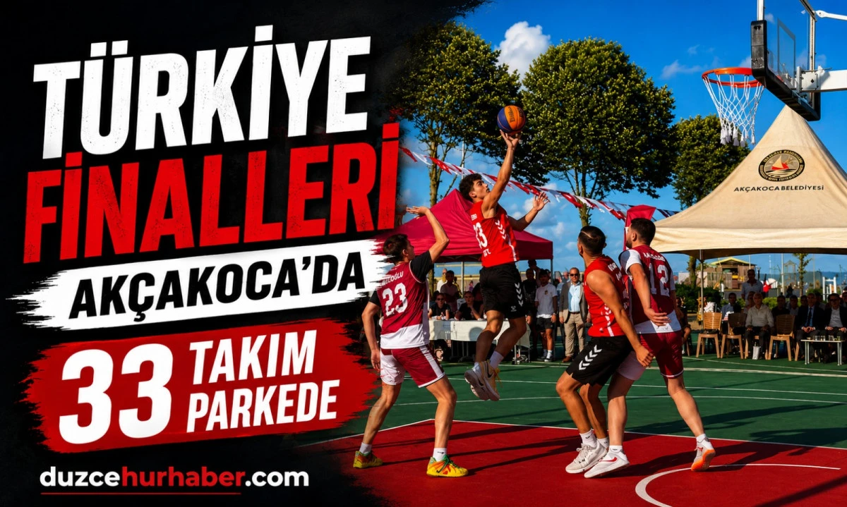 T&uuml;rkiye'nin En İyi 3x3 Basketbol Takımları Ak&ccedil;akoca'da Buluştu