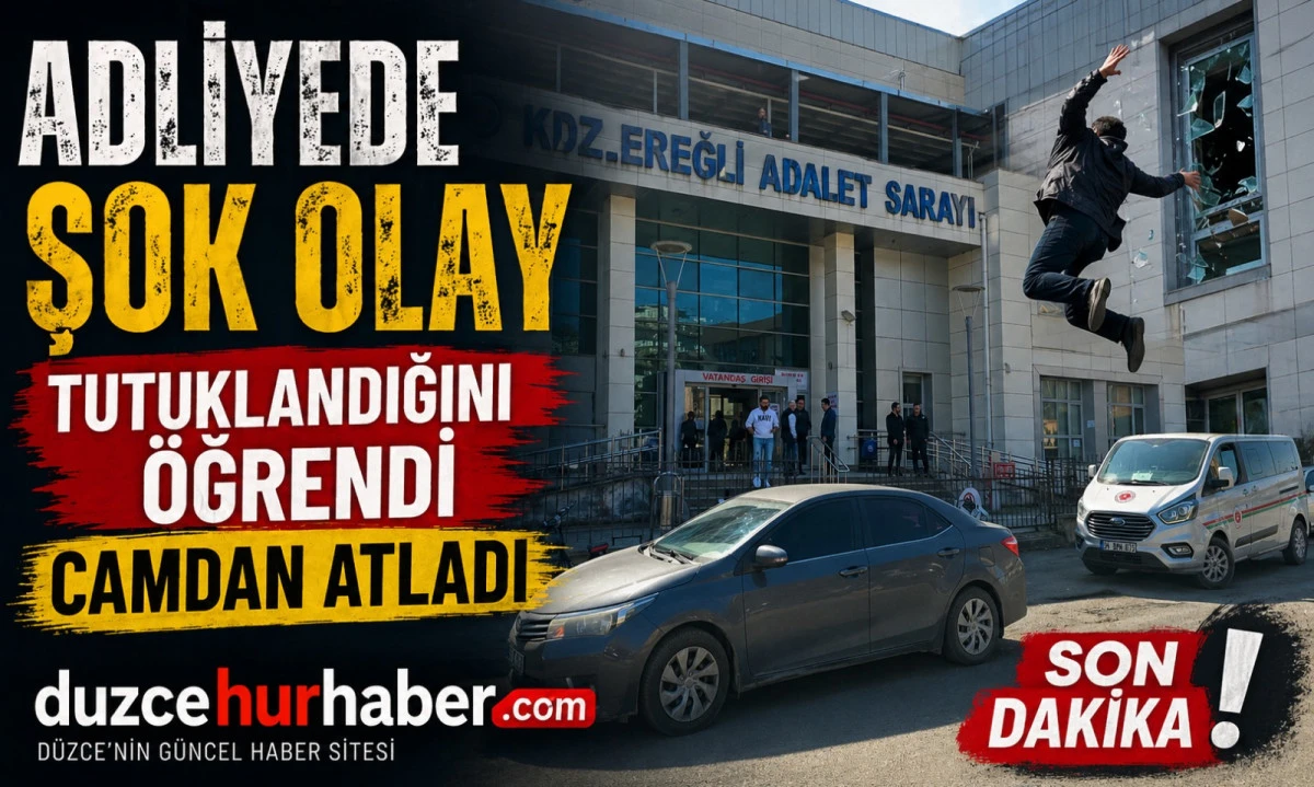 Tutuklama Kararını &Ouml;ğrendi&hellip; Adliyede Camdan Atladı