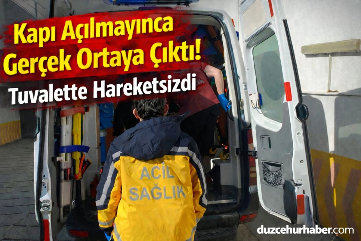 Tuvalette hareketsiz bulundu ger&ccedil;ek ortaya &ccedil;ıktı! 