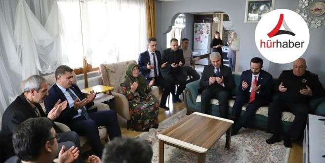 Vali Aslan şehit yakınları ve gazileri yalnız bırakmıyor
