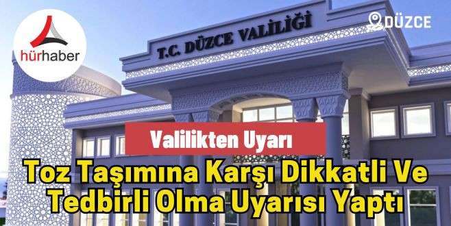 Valilikten Uyarı 
