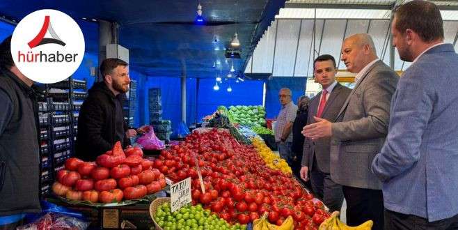 Vatandaşları pazar yerinde dinlediler