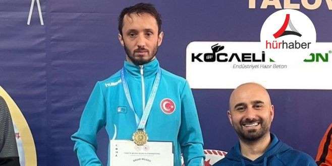 Wushu kungfu şampiyonasında birinci oldu