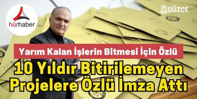 Yarım kalan işlerin bitmesi için Faruk Özlü