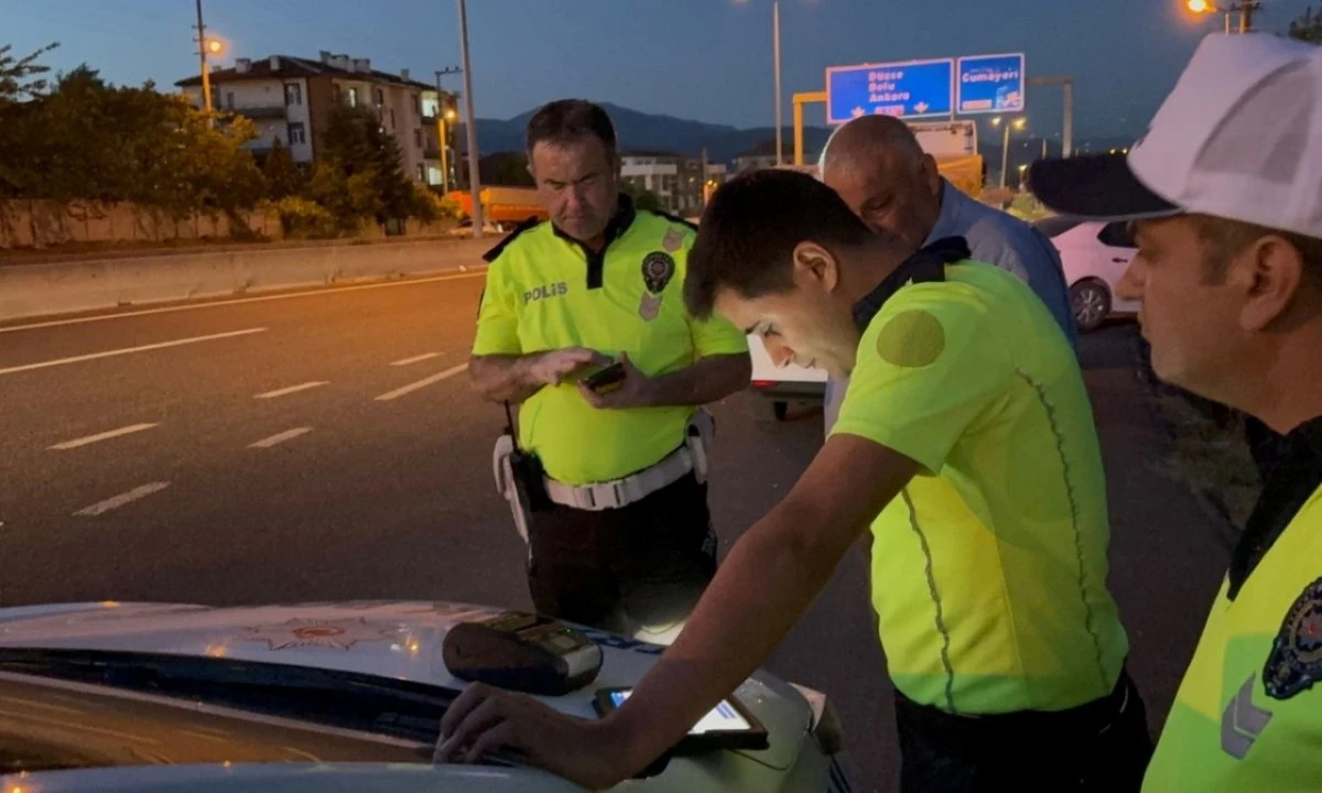 Yasak olmasına rağmen yola çıktı, cezayı yedi