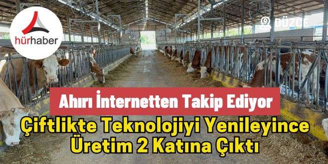 "Yeni sistem ile hayvanları Wi-Fi sistemi ile takip ediyor"