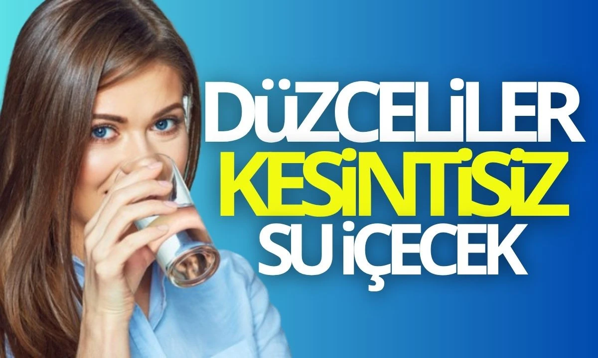 Yeni Su Hatları Döşeniyor, Düzce'de Çalışmalar Sürüyor