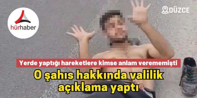 Yerde yaptığı hareketlere kimse anlam verememişti