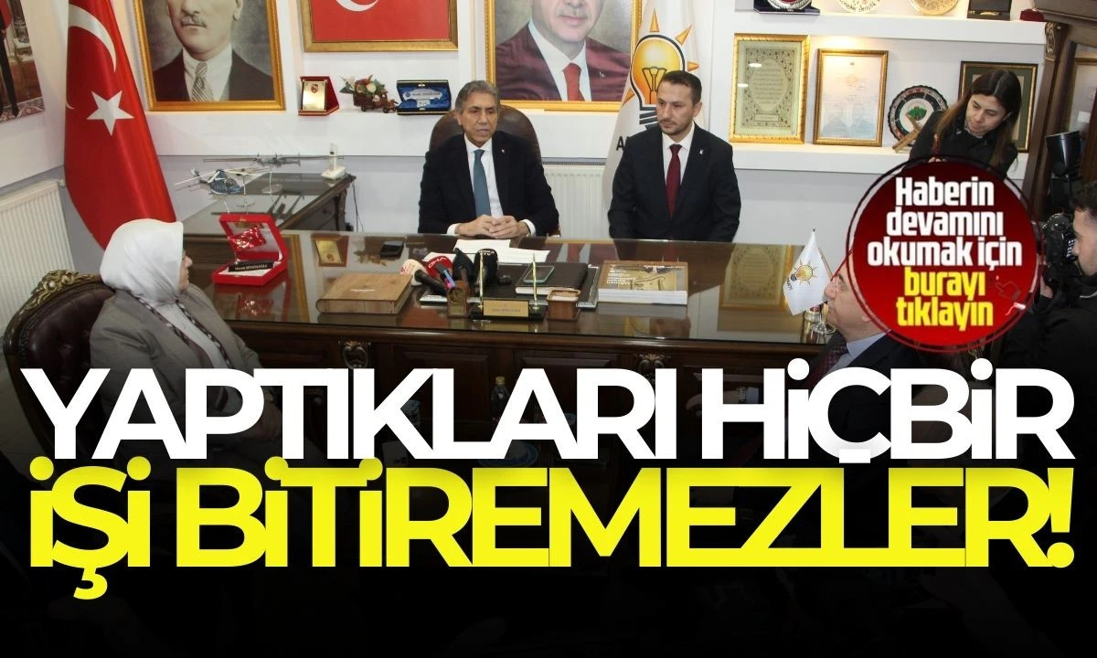 Yerel Yönetimler Başkanı Demir "CHP’de hizmet değil hezimet belediyeciliği var"