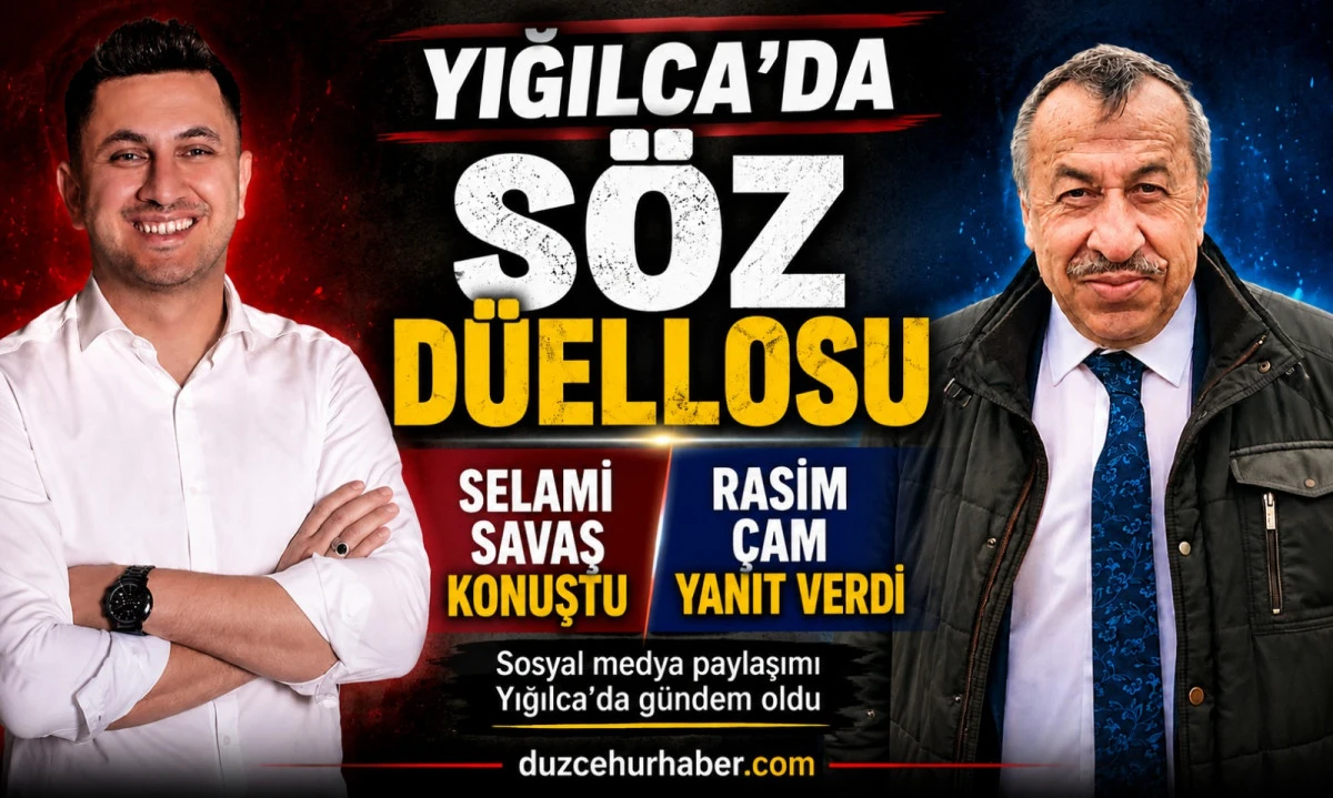 Yığılca&rsquo;da S&ouml;z D&uuml;ellosu: Selami Savaş Konuştu, Rasim &Ccedil;am Yanıt Verdi