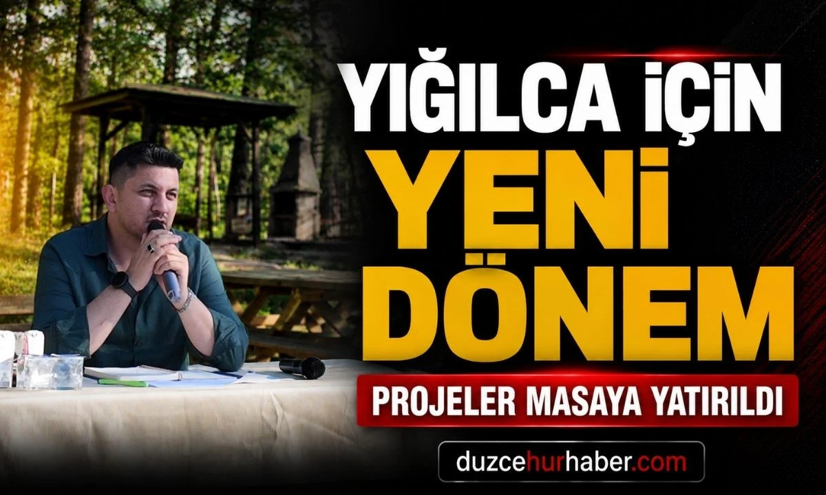 Yığılca&rsquo;da yeni d&ouml;nem başladı! Başkan Savaş projeleri masaya yatırdı