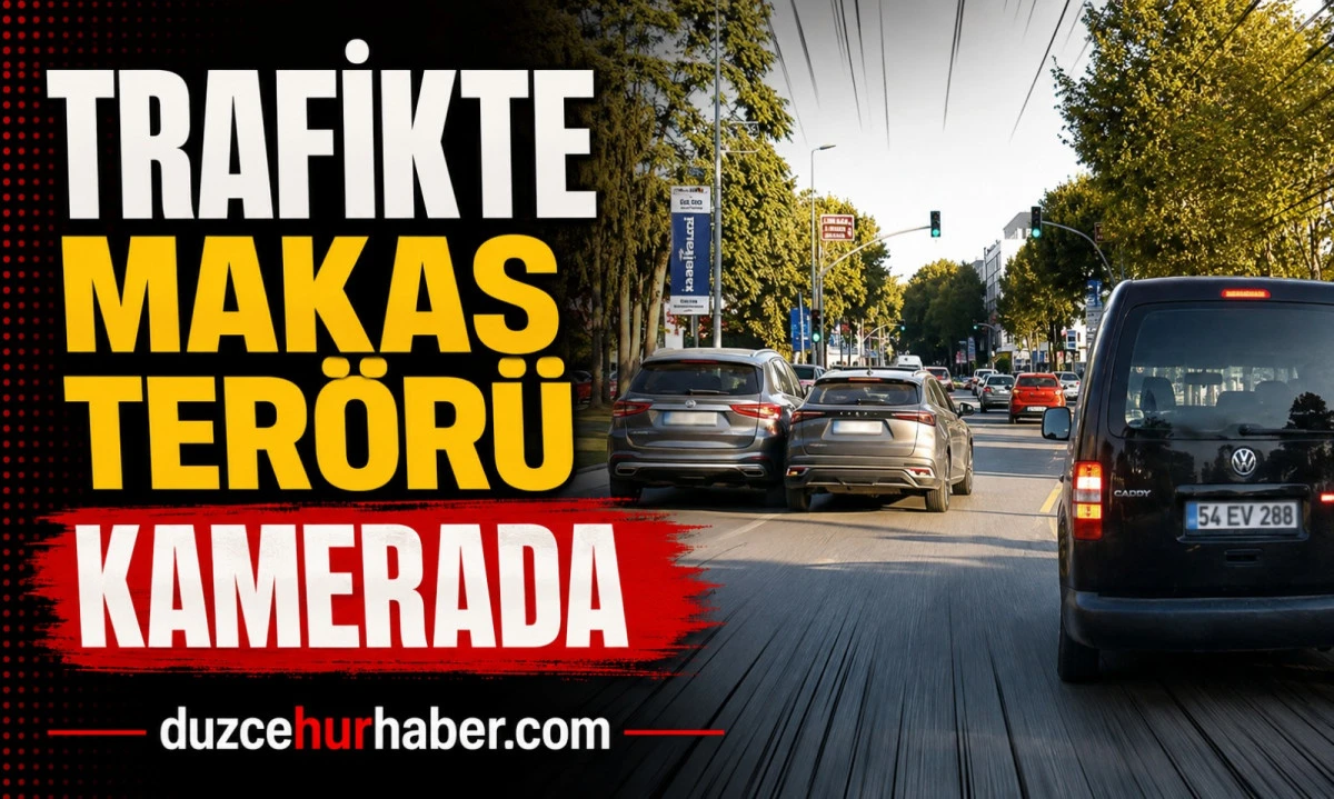 Yoğun Trafikte Makas Atarak İlerledi! Kameraya Yakalandı