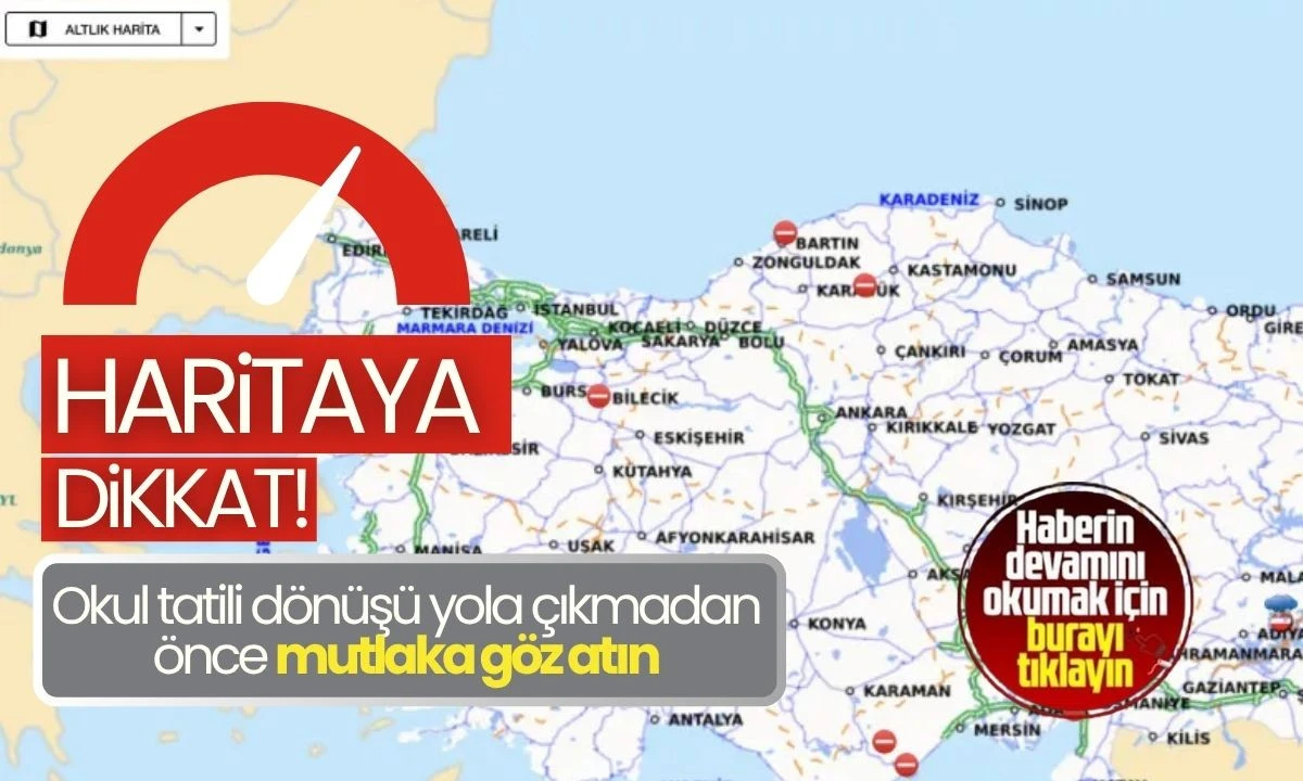 Yola çıkmadan bu haberi okuyun:Sürücülere yol durumu ve bakım uyarısı