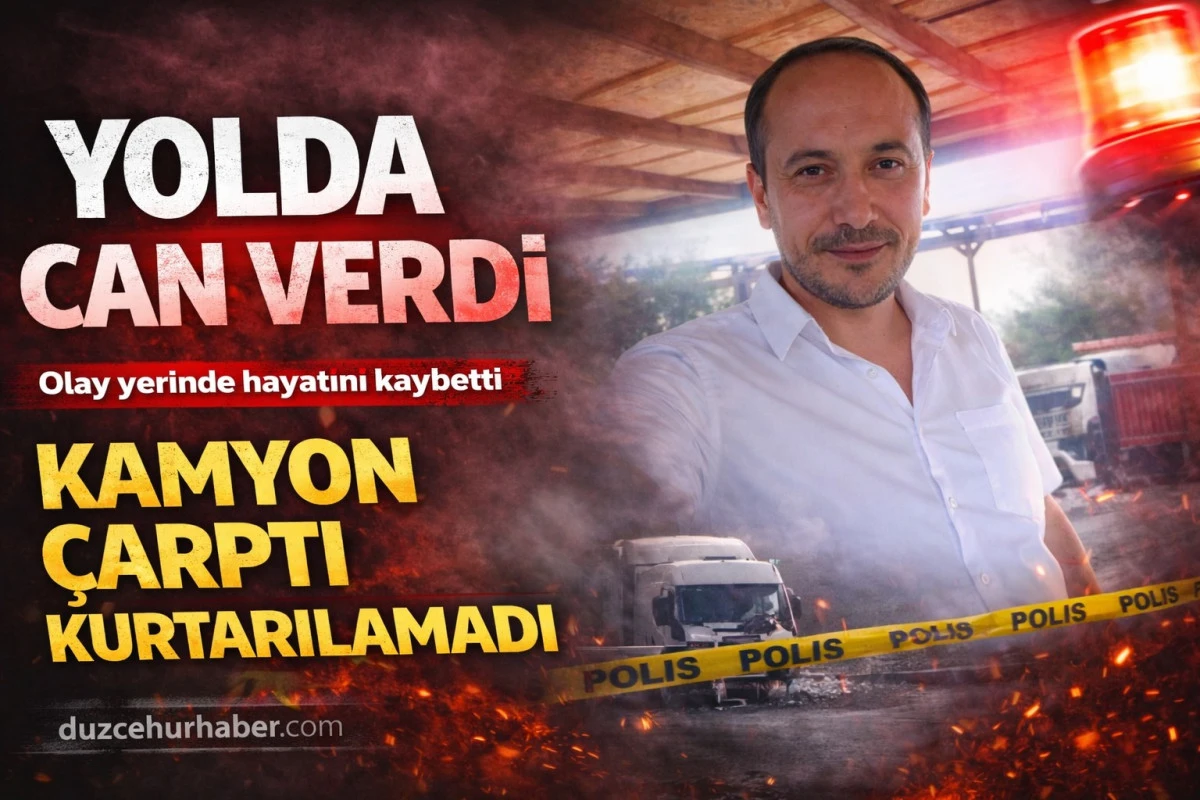 Yolun Karşısına Ge&ccedil;erken Can Verdi! Kamyonun &Ccedil;arptığı Yaya Hayatını Kaybetti