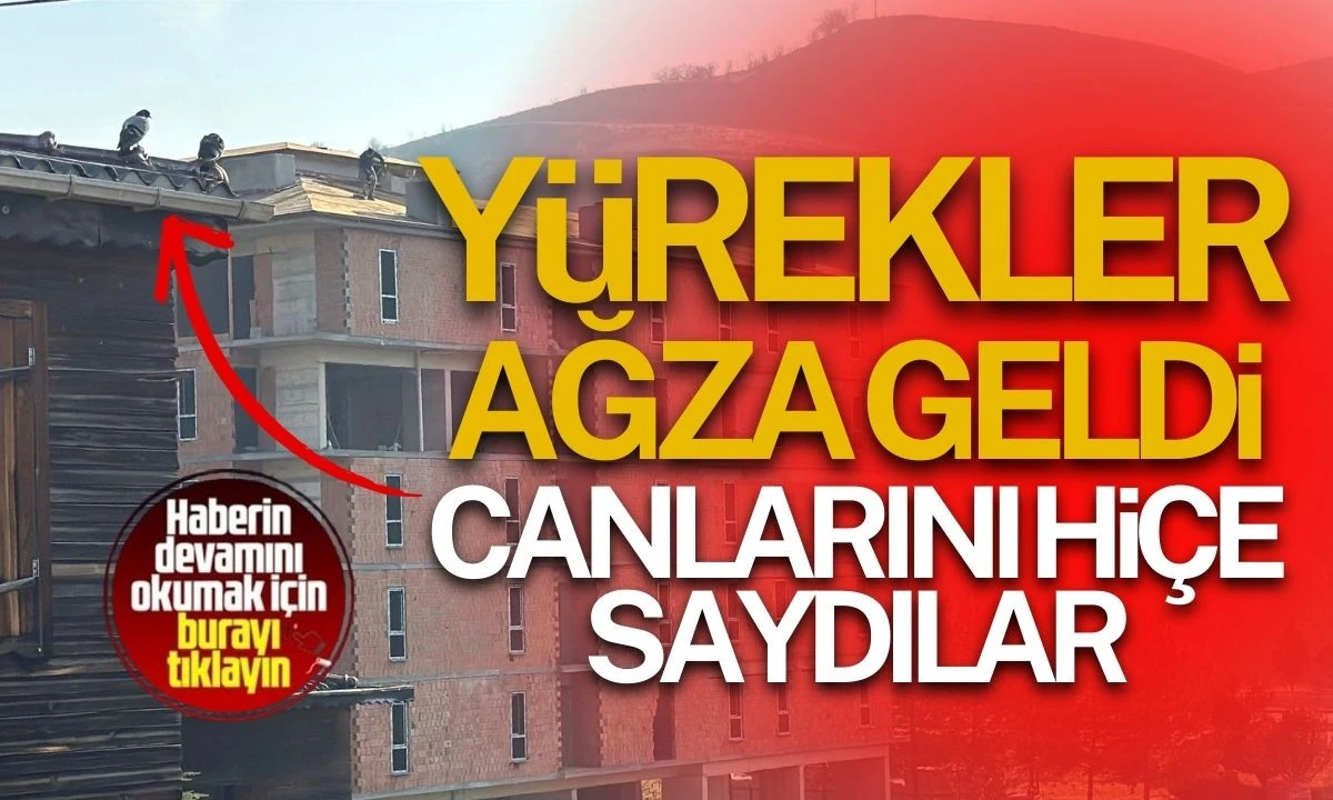 Yürekler ağza geldi: Canlarını hiçe saydılar  