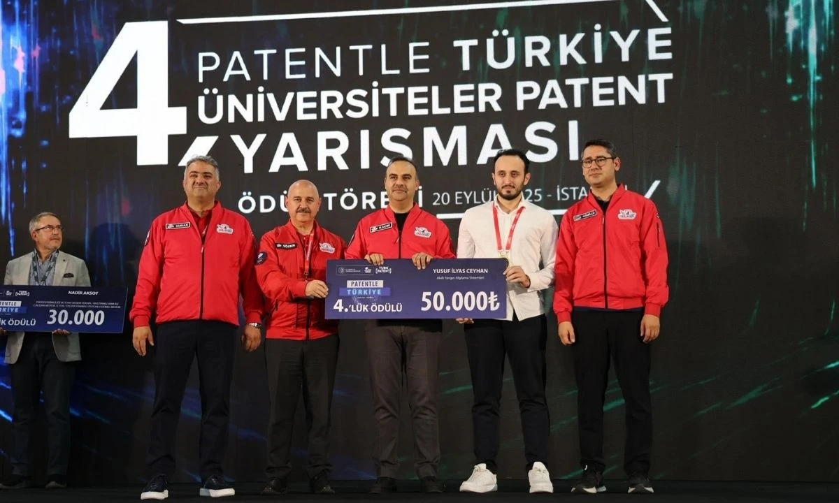 Yusuf İlyas Ceyhan TEKNOFEST 2025 Patent 4.'lüğü Kazandı