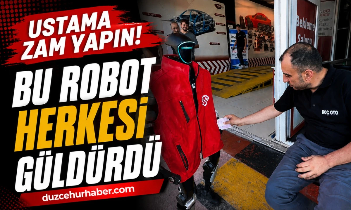 Zam İsteyen Robot İlgi Odağı Oldu