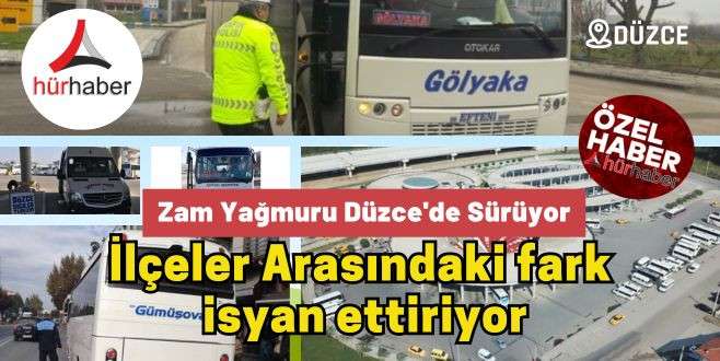 Zam Yağmuru Düzce'de Sürüyor