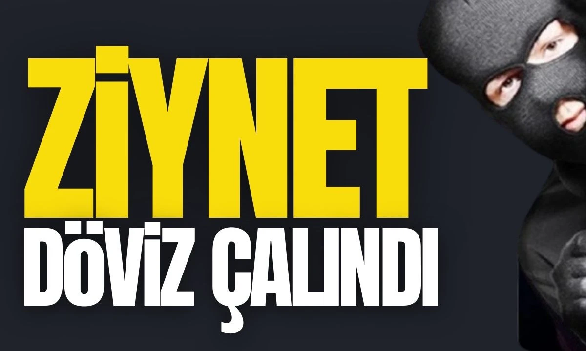 Ziynet ve döviz çalındı