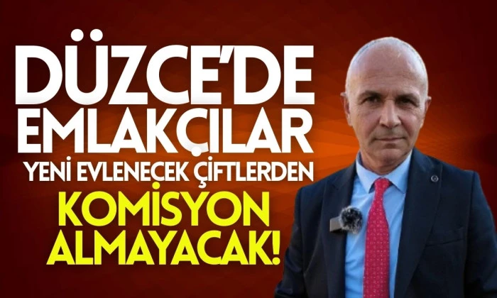 Düzce'de Emlak Sektöründen Evliliklere Destek