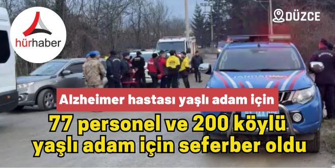 Alzheimer hastası yaşlı adam için