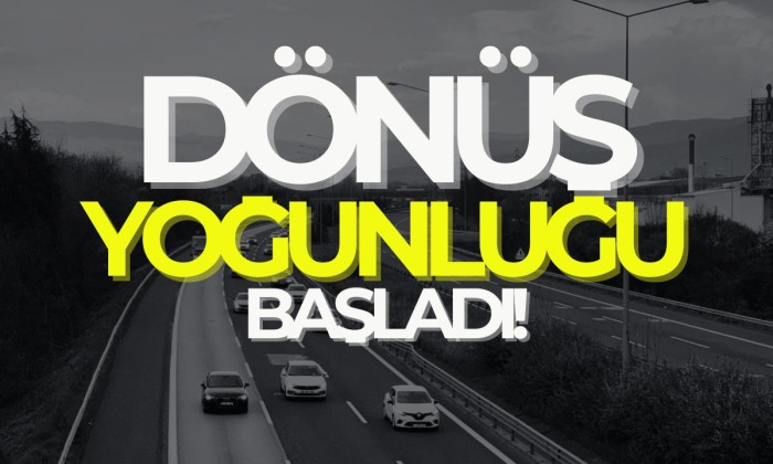 Düzce geçişinde yoğunluk oluşturdu