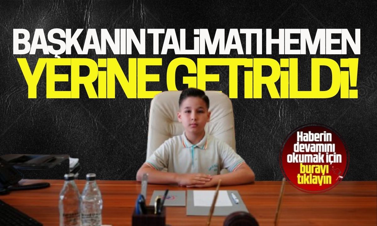 Başkanlık koltuğuna oturdu, ilk talimatı 