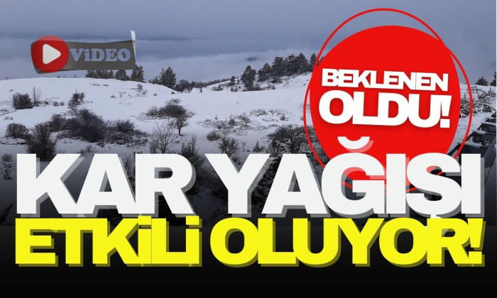 Kar yağışı! 