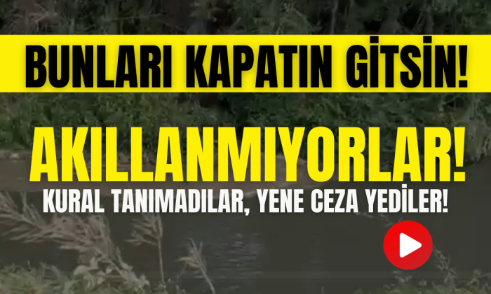 Dereye zehirli atığını boşaltan Beypiliç üçüncü kez yakalandı 2 milyon 320 bin TL ceza