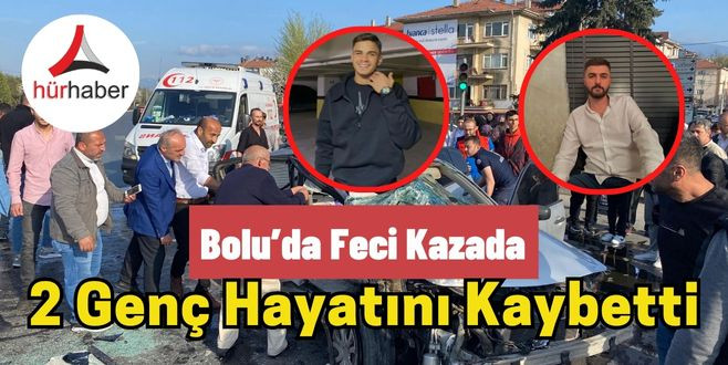 Bolu’da Feci Kazada 2 Genç Hayatını Kaybetti