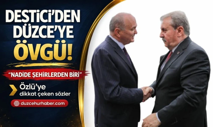 BBP genel Başkanı Destici&rsquo;den Başkan &Ouml;zl&uuml;&rsquo;ye ziyaret