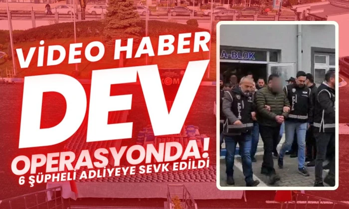 46 Bin Silah Parçası Ele Geçti: 6 Şüpheli Adliyede