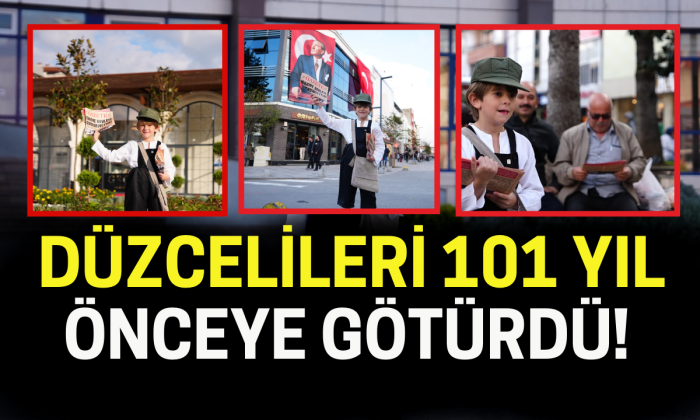 Düzce belediyesi, Düzcelileri 101 yıl önceye götürdü!
