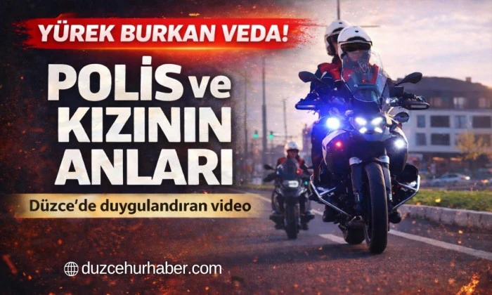 O anlar y&uuml;rek burktu! D&uuml;zce Emniyeti&rsquo;nin videosu g&uuml;ndem oldu