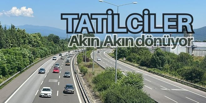 TEM Otoyolu Düzce geçişinde akıcı yoğunluk yaşanıyor.