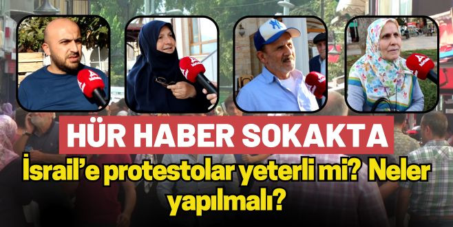 İsrail’e protestolar yeterli mi? Sokak Röportaj 