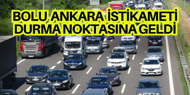 Bolu Ankara istikameti durma noktasına geldi