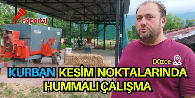 Kurban Kesim noktalarında hummalı çalışma