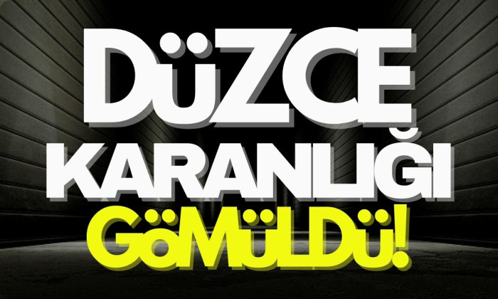 Düzce karanlığa Gömüldü!