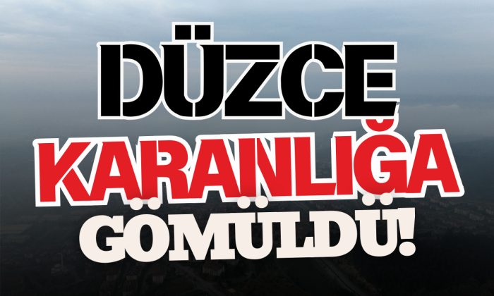 Düzce’ye sis çöktü