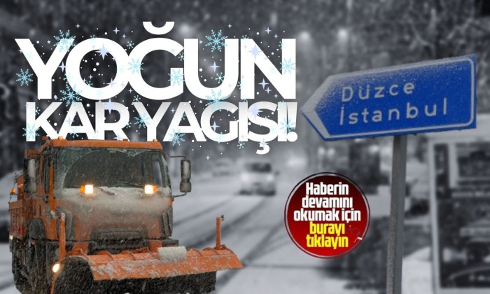 Yoğun kar yağışı etkili oluyor! 