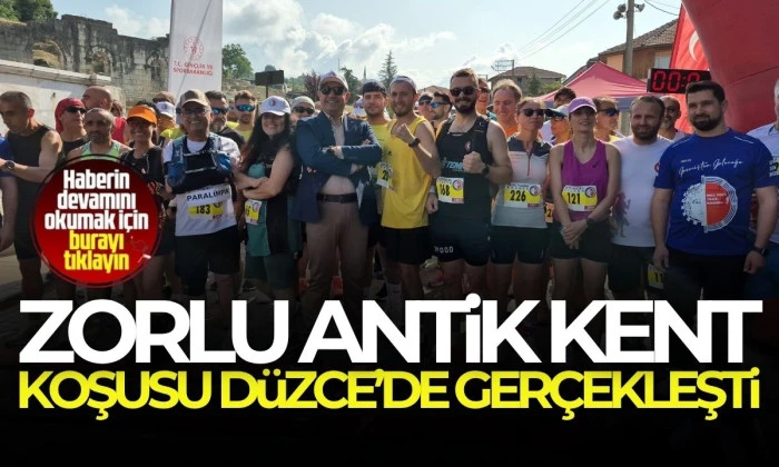 Türkiye ve Yurt Dışından Atletler Düzce'de Yarışı