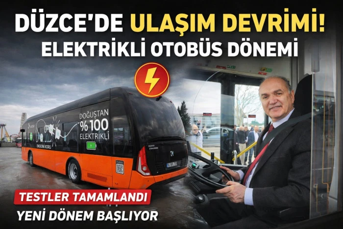 D&uuml;zce Elektrikli Otob&uuml;se Ge&ccedil;iyor! Sizce Doğru Karar mı?
