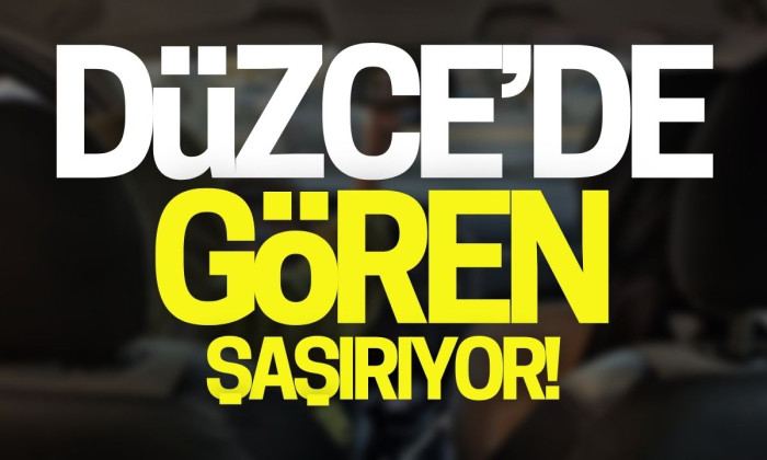 Düzce'de Korkuyoruz!  Gören şaşırıyor! 