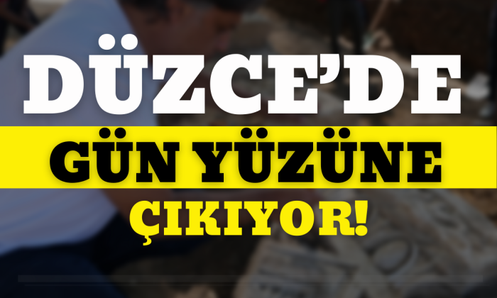 Konuralp Antik Tiyatro kazısına 90 gönüllü personel destek veriyor!