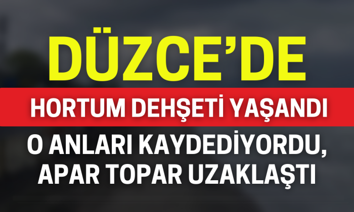 Hortum çıktı!