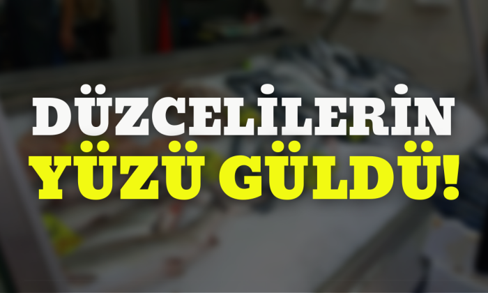 Düzcelilerin yüzü gülüyor!
