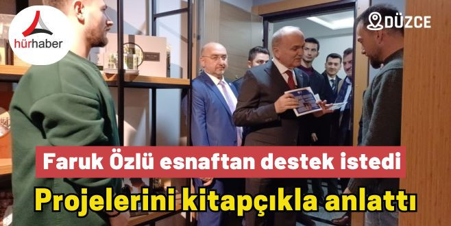 Faruk Özlü esnafların sorunlarını yerinde dinliyor