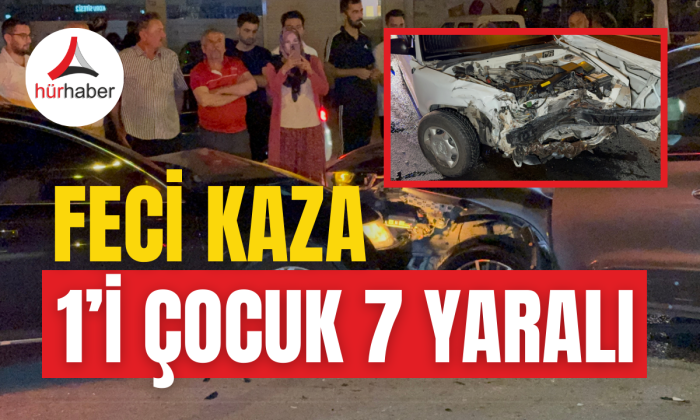 Yasak yerden U dönüşü zincirleme kazaya sebep oldu: 1’i çocuk 7 yaralı Düzce'den Haber
