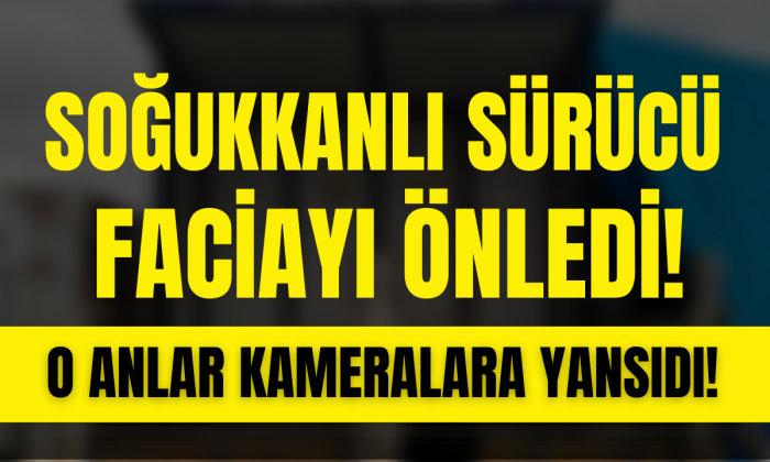 Freni patladı ters şeritte daldı!
